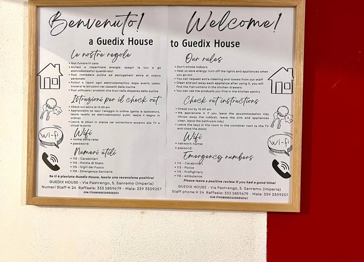 Апартаменты Guedix House Санремо
